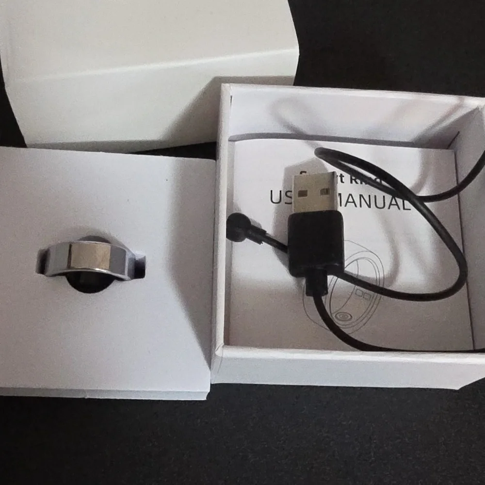 smart Ring stylish silver